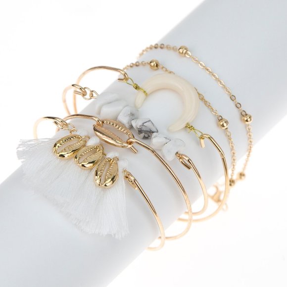 Couture Bling Stones Tassels Attitude Bracelet - Picture 3 of 3